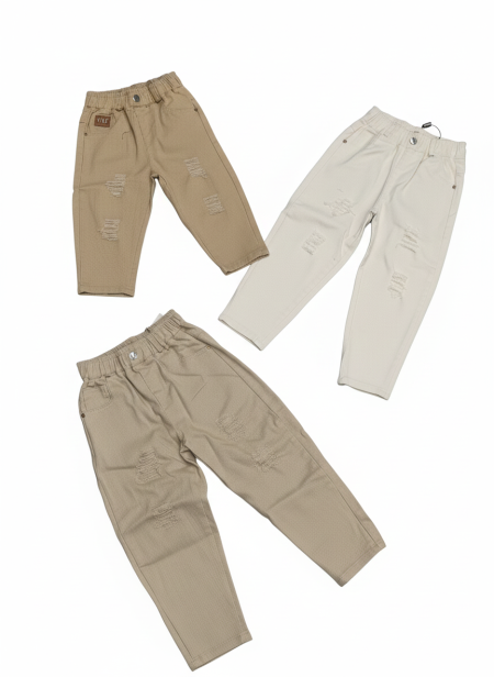 بنطلون قماش بوي فرند