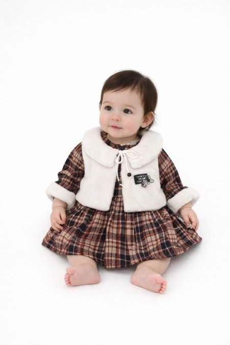 فستان بيبي مع فست فرو