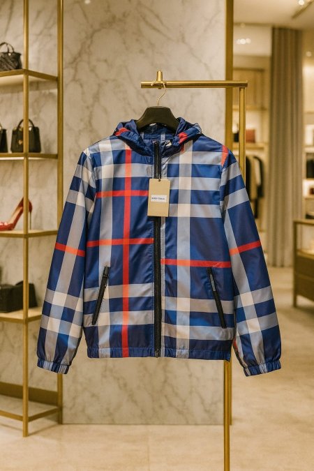 جكيت نايلون بيربري