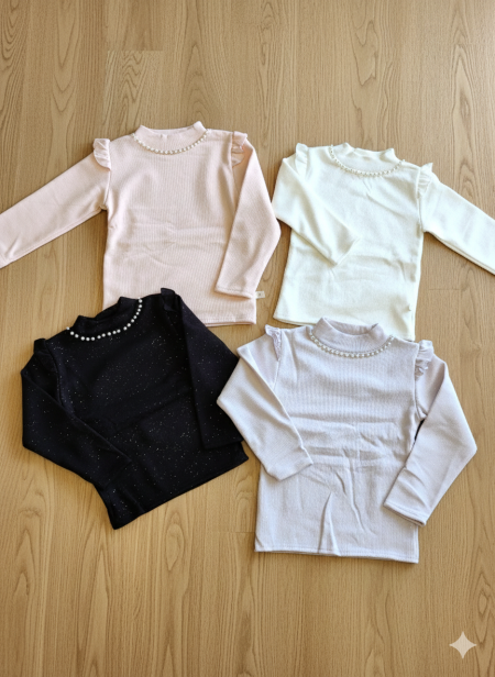 بلوزه قطن بنااتي مع حب لولو