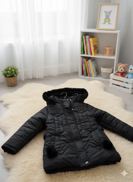 جكيت بناتي مبطن فرو